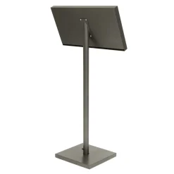 SECURIT Porte-menu lumineux rectangulaire gris 3 pages led Outlet