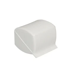 Porte papier hygiénique rectangulaire blanc plastique - GILAC Online