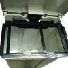 Porte-sac avec 3 clips amovibles pour collecteur 70 L et 90 L plastique noir - PROBBAX Online