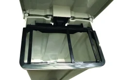 Porte-sac avec 3 clips amovibles pour collecteur 70 L et 90 L plastique noir - PROBBAX Online