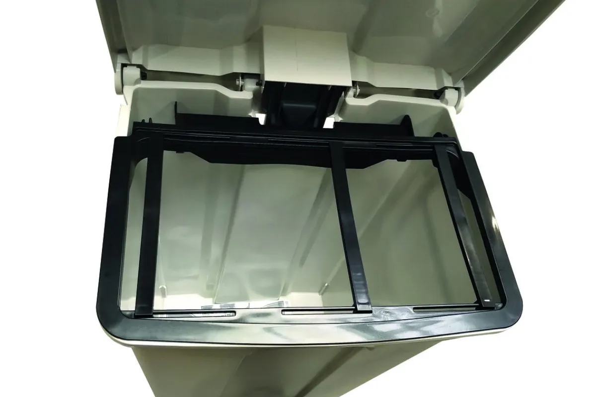 Porte-sac avec 3 clips amovibles pour collecteur 70 L et 90 L plastique noir - PROBBAX Online