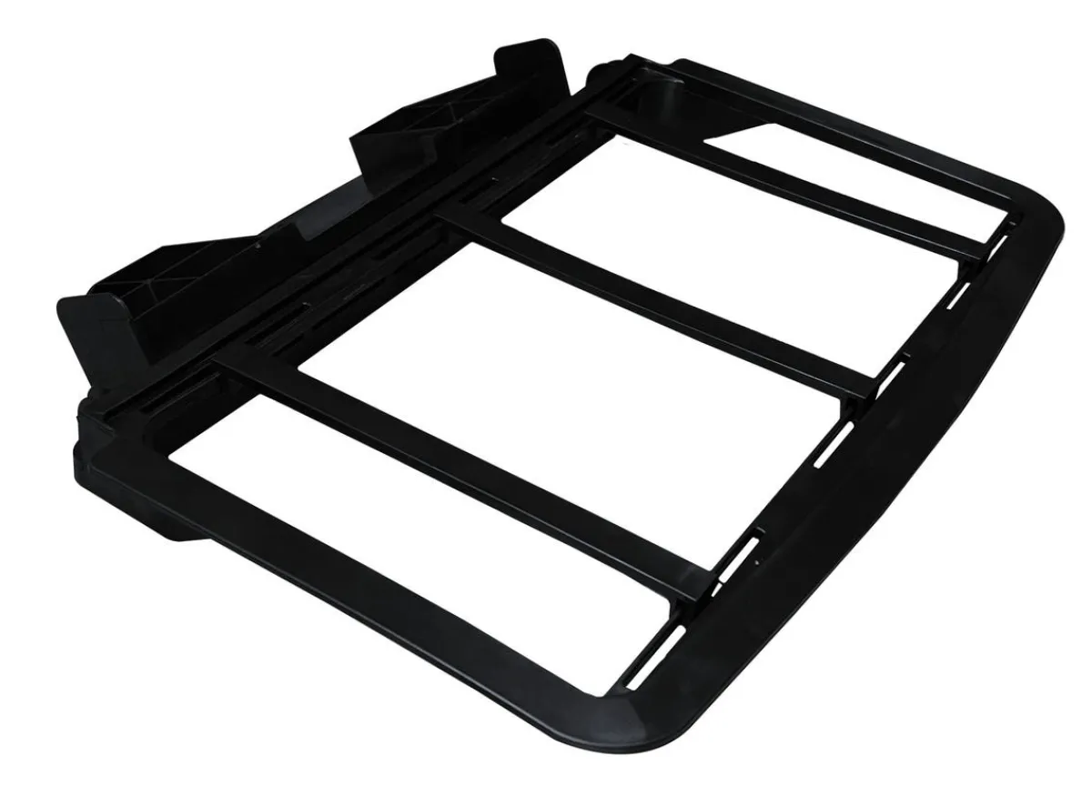 Porte-sac avec 3 clips amovibles pour collecteur 70 L et 90 L plastique noir - PROBBAX Online