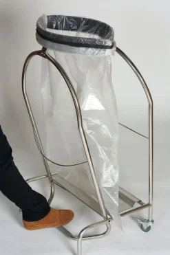 Porte sac inox 110 L - PROBBAX Outlet