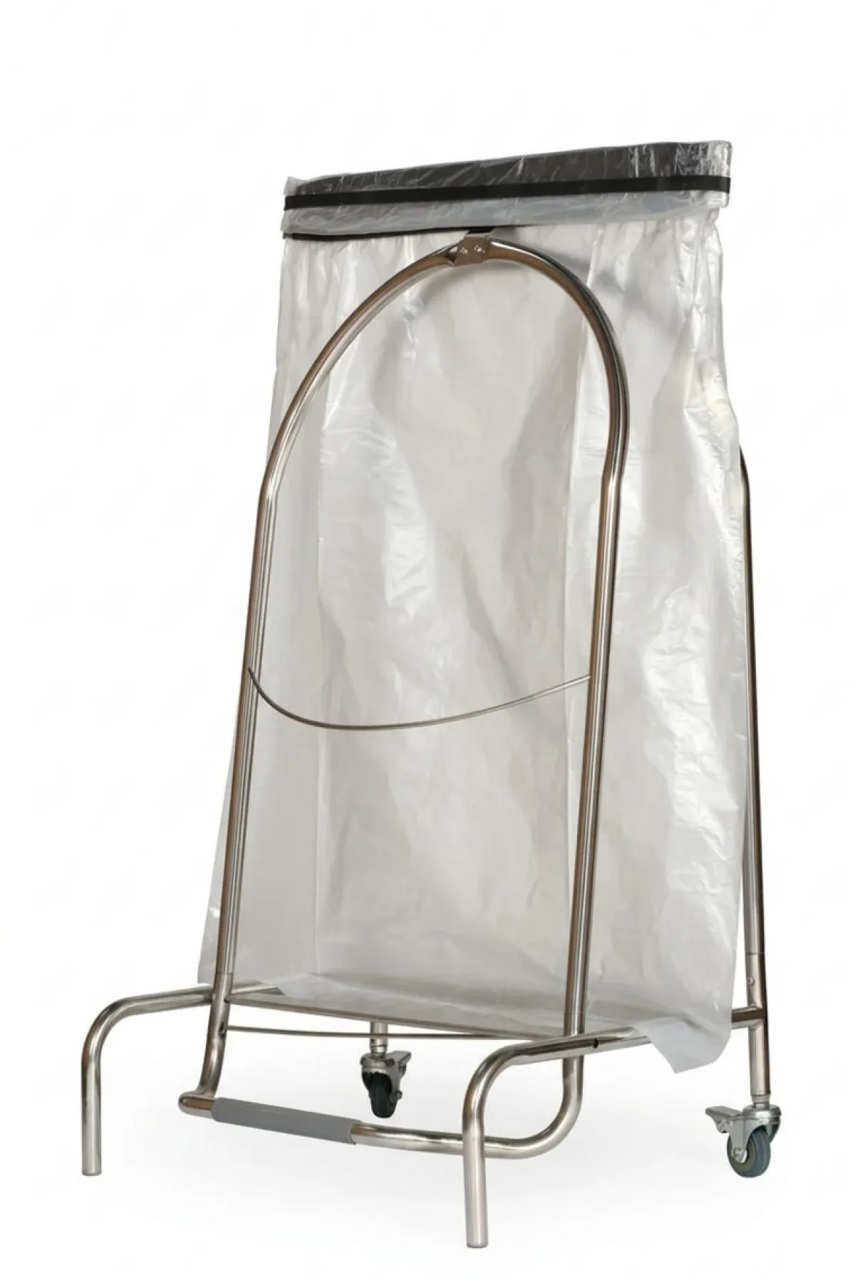 PROBBAX Porte sac à pinces inox 110 L Discount