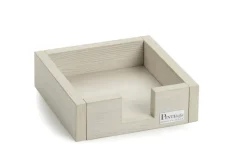 Porte-serviette bois 21,5x21,5x6,5 cm Compact - PINTINOX Discount