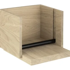 Porte serviettes chêne 19x19x16 cm Valo - APS Best