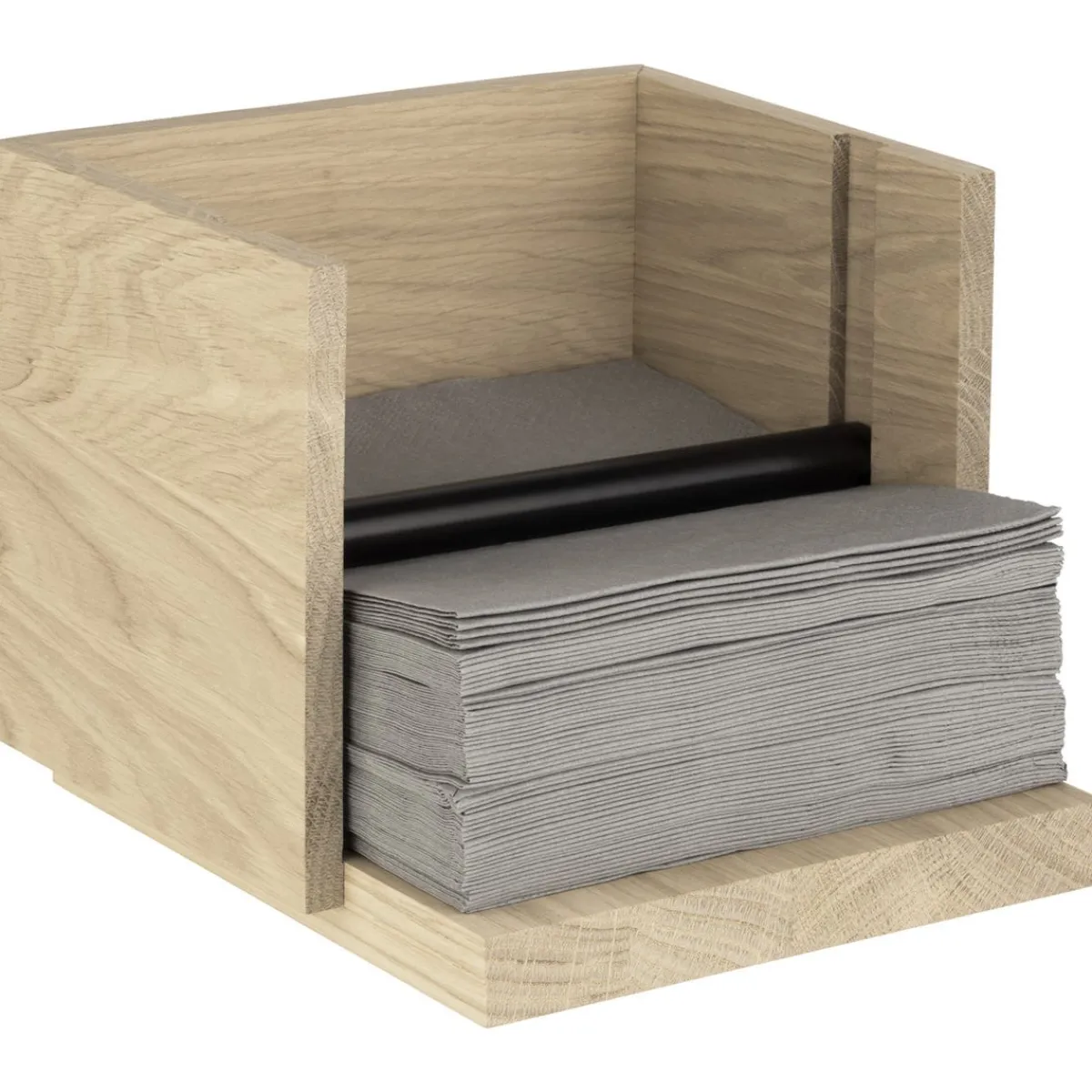 Porte serviettes chêne 19x19x16 cm Valo - APS Best
