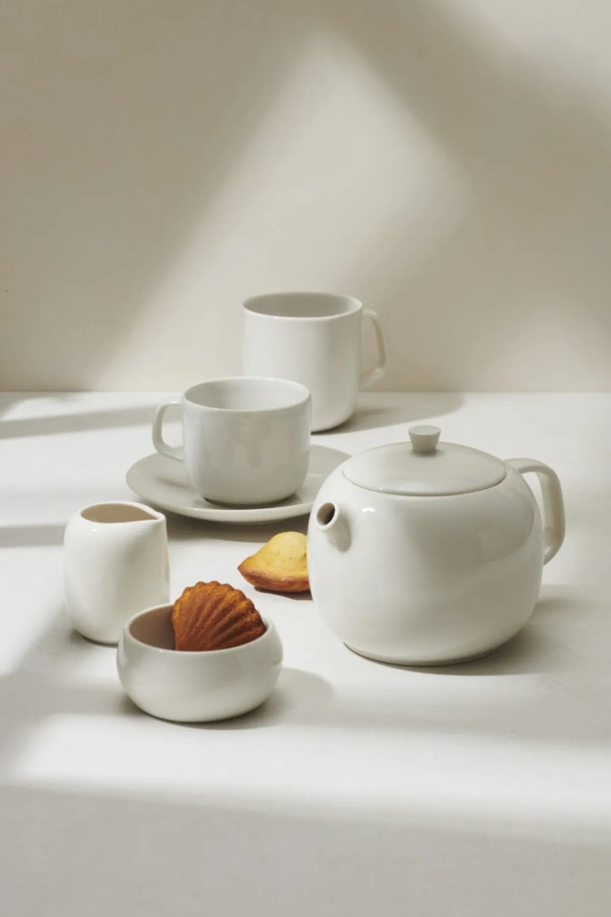 REVOL Pot a frites rond Blanc albâtre porcelaine culinaire Ø 12,6 cm Madeleine Outlet