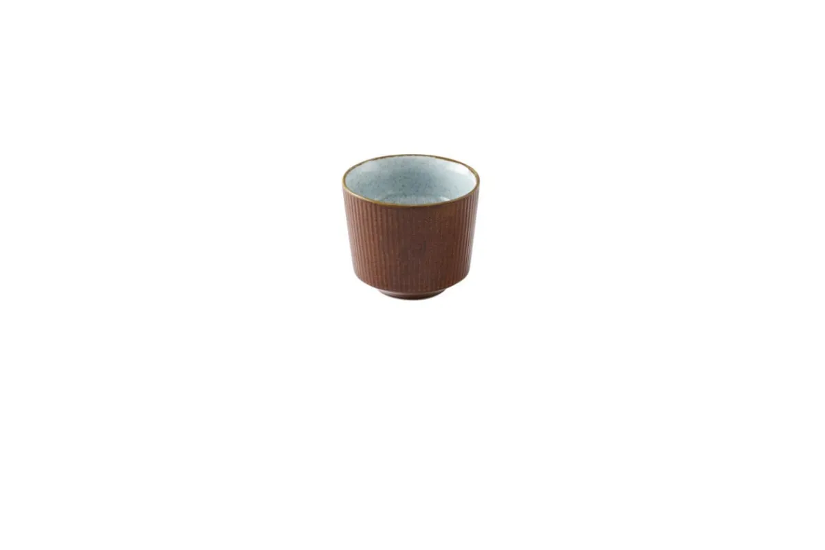 CHURCHILL Pot a frites rond brun porcelaine vitrifiée Ø 9,5 cm Stonecast Natural Discount