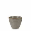 Pot a frites rond peppercorn porcelaine vitrifiée Ø 8,3 cm Stonecast Grey - CHURCHILL Hot