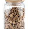 APS Pot avec couvercle verre 14x14x21,5 cm Woody New