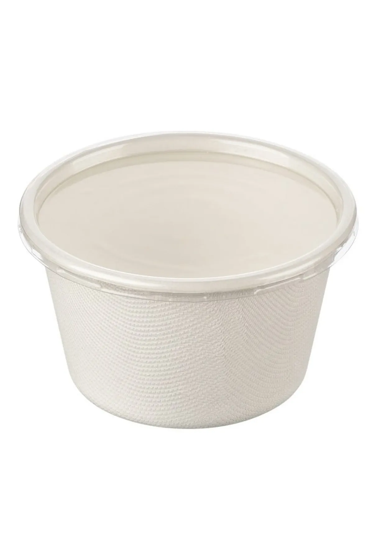 Pot bagasse blanc Ø 9,3 cm 5,5 cm Oxstal (1000 pièces) - PRO.MUNDI Online