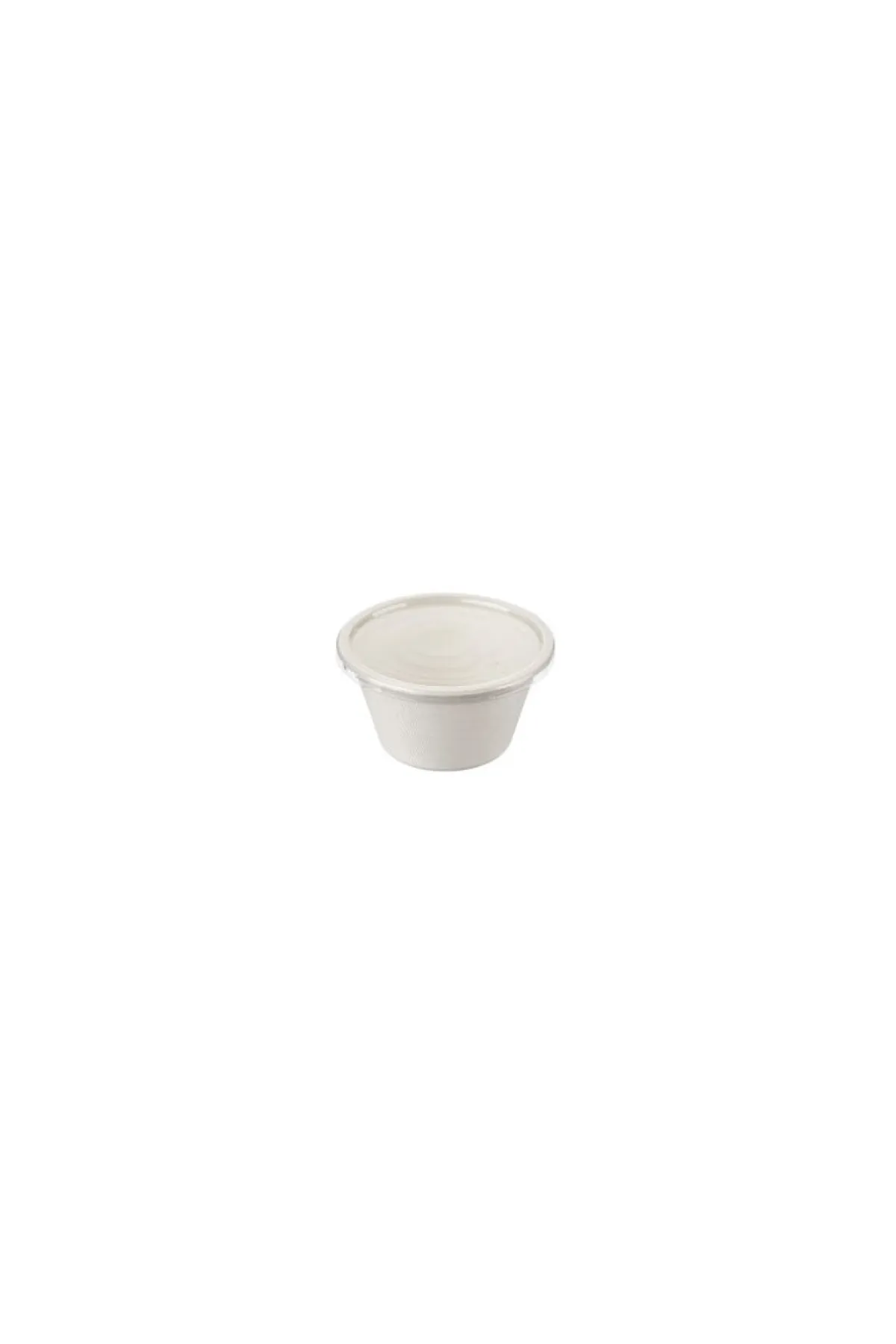 Pot bagasse blanc Ø 11,5 cm 6,6 cm Oxstal (450 pièces) - PRO.MUNDI New
