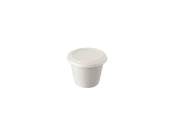 PRO.MUNDI Pot bagasse blanc Ø 10,5 cm 8,5 cm Oxstal (600 pièces) Online