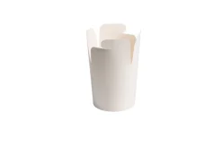 Pot blanc Ø 8,1 cm 48 cl (50 pièces) - Aucune Clearance
