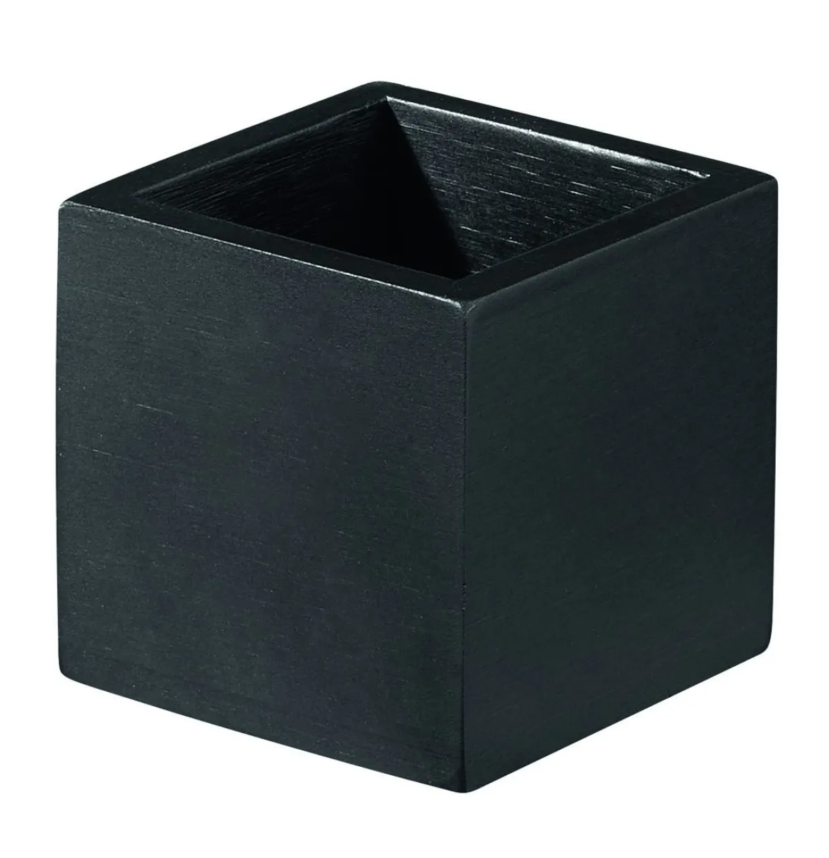 Pot carré bambou noir 6x6x6 cm Oxstal (20 pièces) - PRO.MUNDI Outlet