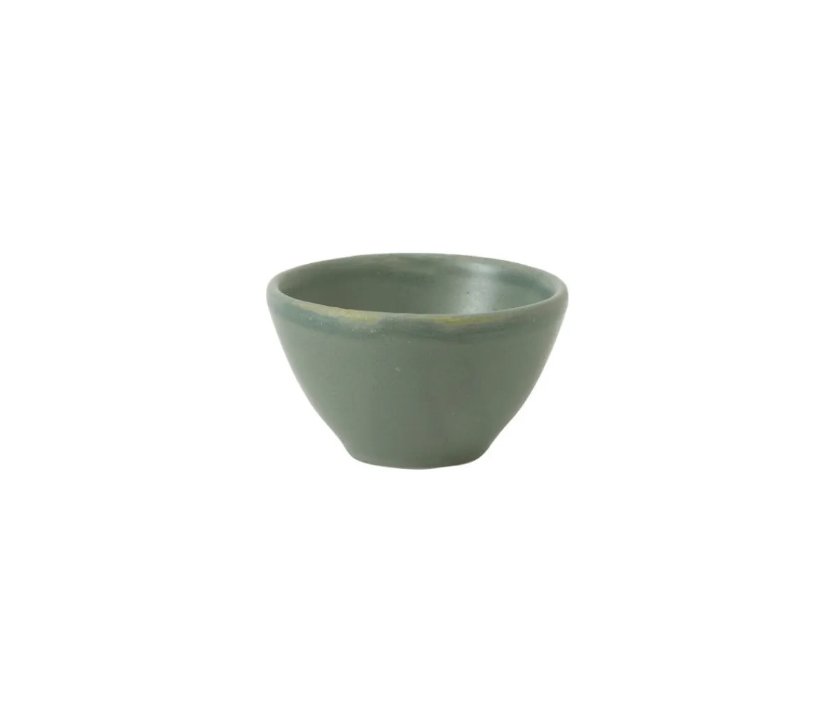 Pot conique Andorra Green porcelaine vitrifiée Ø 7 cm Nourish Andorra - CHURCHILL Outlet