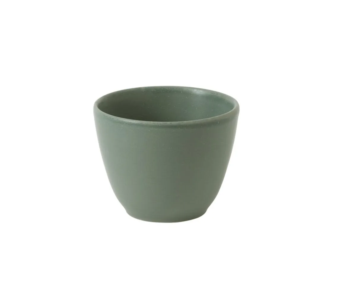 Pot conique Andorra Green porcelaine vitrifiée Ø 10 cm Nourish Andorra - CHURCHILL Outlet