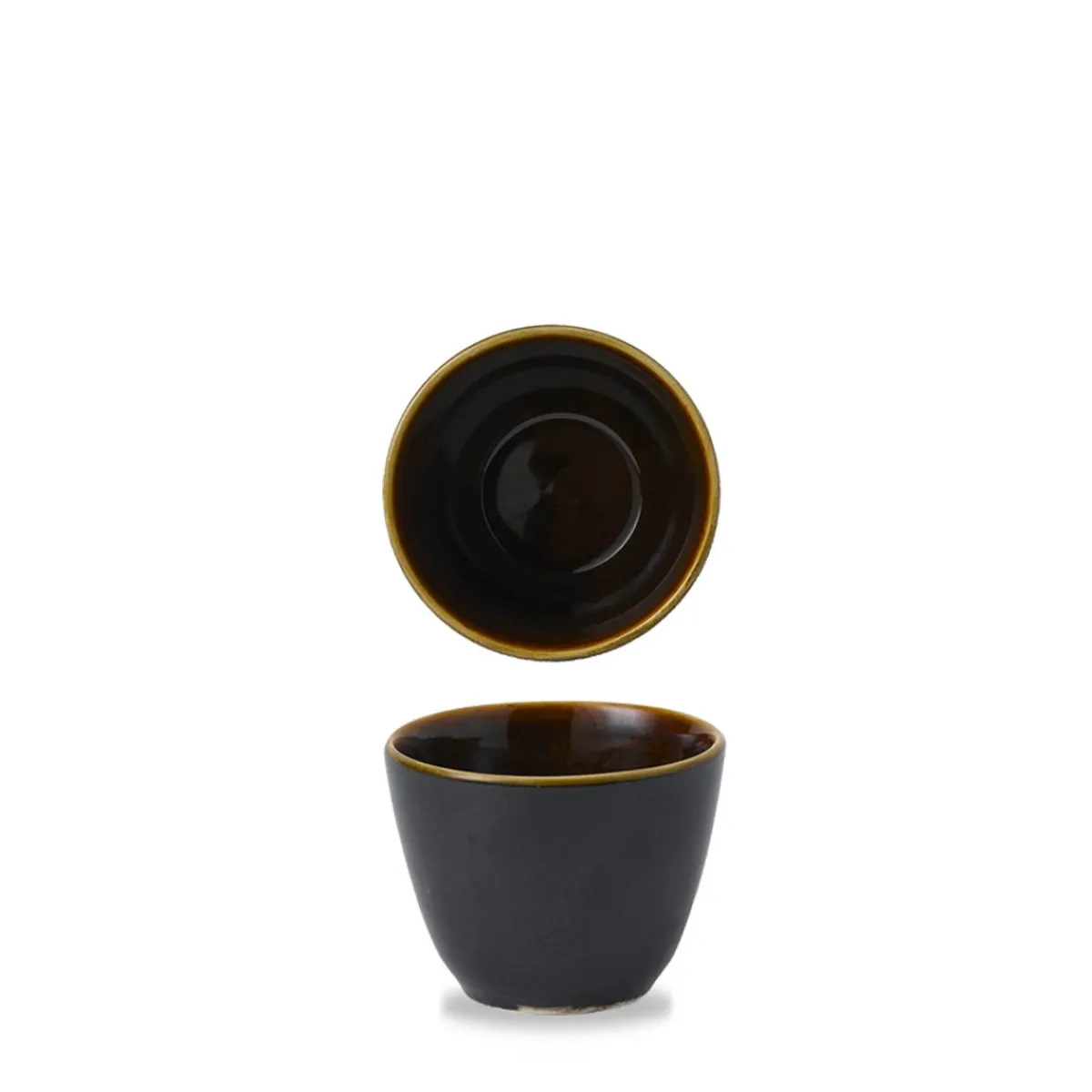 CHURCHILL Pot conique noir porcelaine vitrifiée Ø 10,2 cm Nourish Tokyo Sale