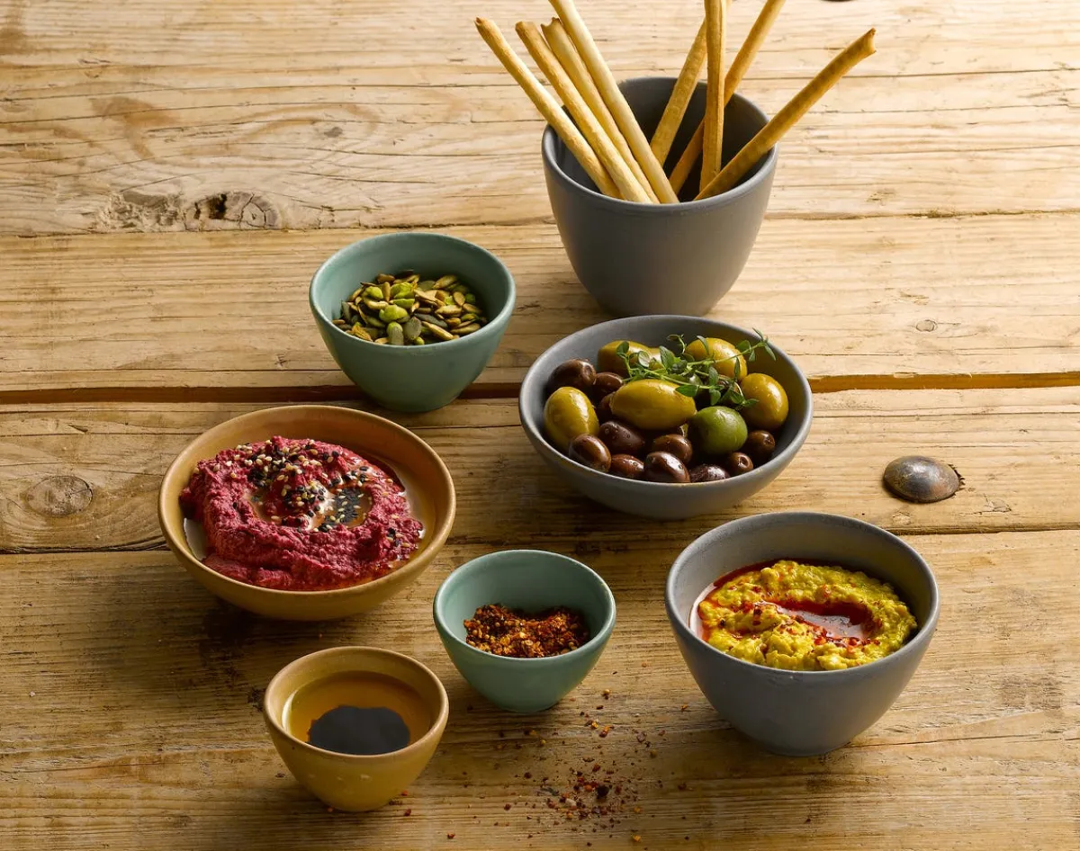 Pot conique petra_sand porcelaine vitrifiée Ø 10,2 cm Nourish Petra - CHURCHILL Discount