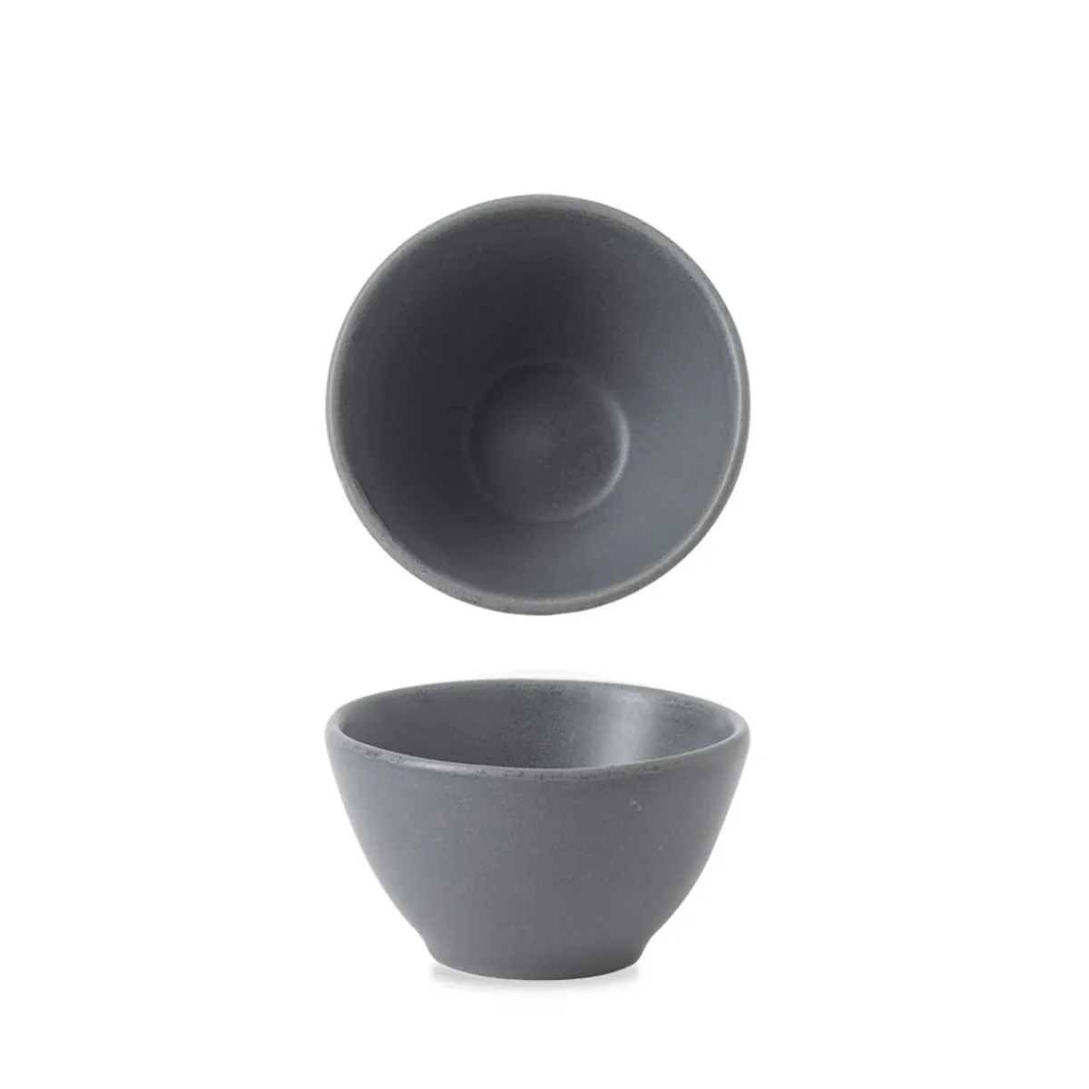 Pot conique seattle grey porcelaine vitrifiée Ø 8,5 cm Nourish Seattle - CHURCHILL Outlet