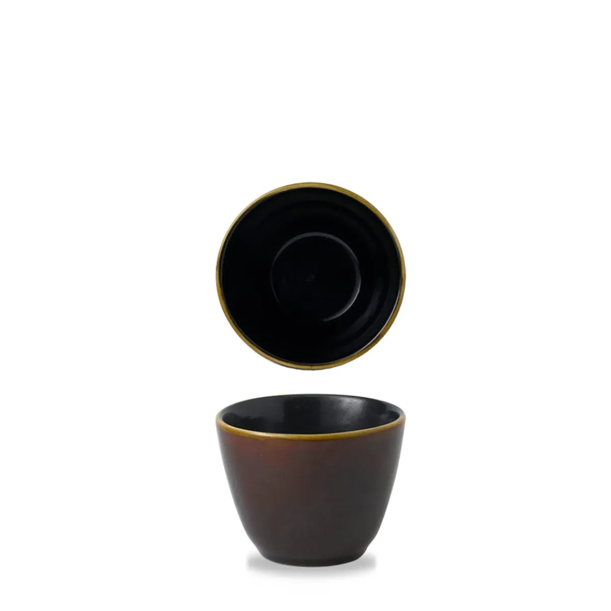 Pot conique Siena Brown porcelaine vitrifiée Ø 10 cm Nourish Siena Brown - CHURCHILL Clearance