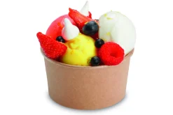 Pot à dessert marron Ø 9,6 cm 5,2 cm 25 cl (50 pièces) - ALPHAFORM Discount
