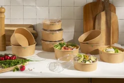 EARTH ESSENTIALS Pot kraft Ø 15 cm 500 ml (50 pièces)