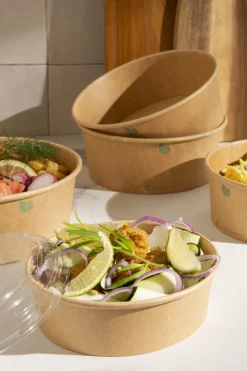 EARTH ESSENTIALS Pot kraft Ø 15 cm 500 ml (50 pièces)