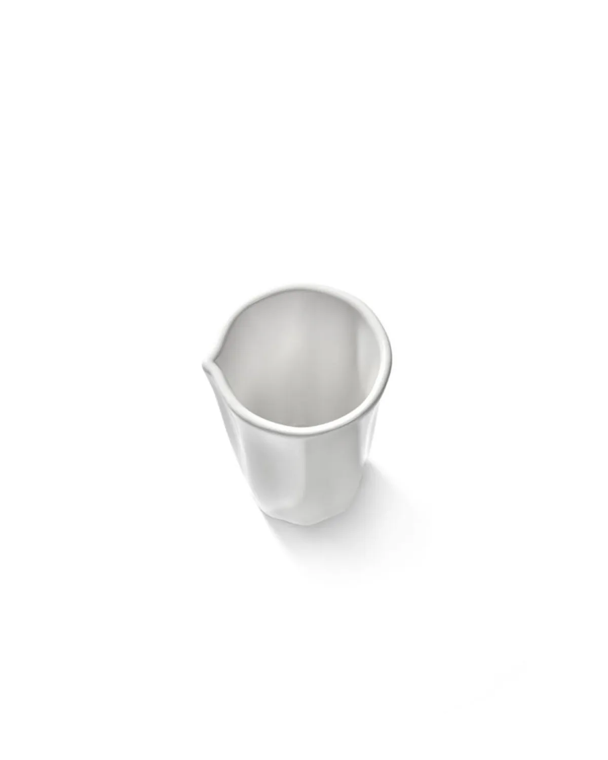 Pot à lait rond blanc porcelaine 7 cl Ø 5,53 cm Silhouette - SERAX