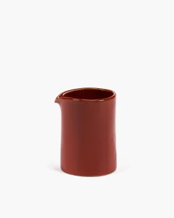Pot à lait rond Venetian red grès émaillé Ø 7,5 cm La Mère - SERAX Clearance