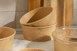 EARTH ESSENTIALS Pot marron Ø 15 cm 780 ml (50 pièces) New