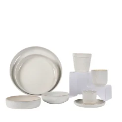 PRO.MUNDI Pot rond Beige rosé grès émaillé Ø 10 cm Pearl Outlet