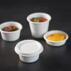 DUNI Pot rond blanc Ø 63 mm 32 mm 6 cl (150 pièces)