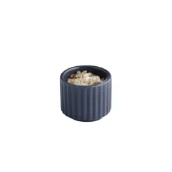APS Pot rond bleu marine porcelaine Ø 4,5 cm The Grid New