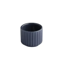 APS Pot rond bleu marine porcelaine Ø 4,5 cm The Grid New