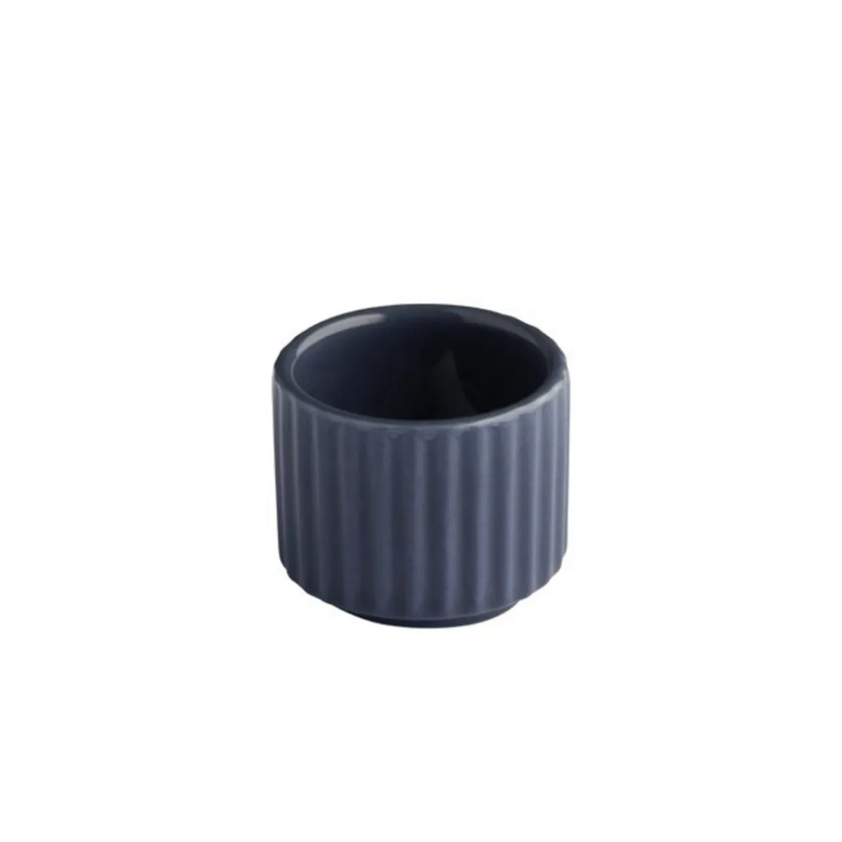 APS Pot rond bleu marine porcelaine Ø 4,5 cm The Grid New