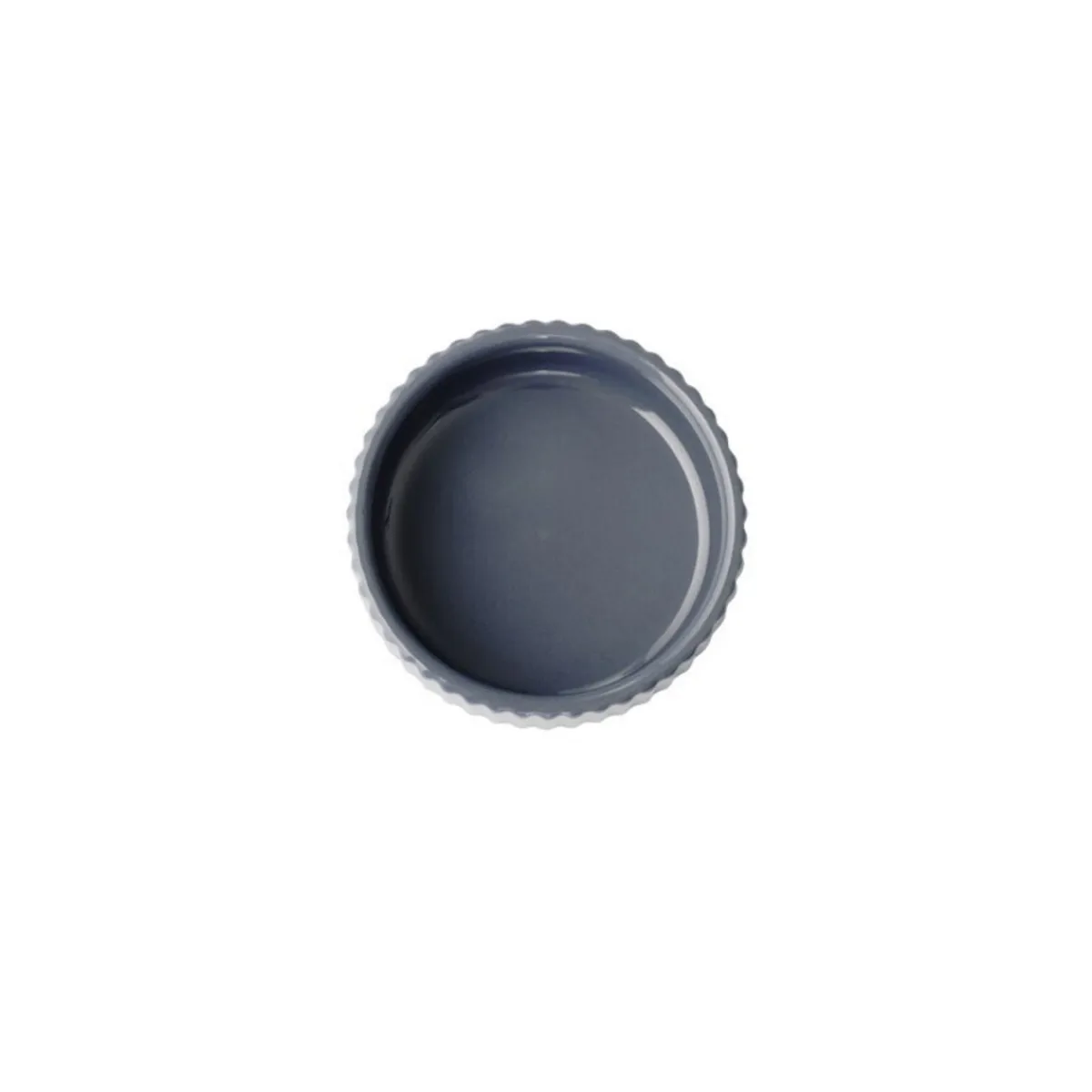 Pot rond bleu marine porcelaine Ø 7,5 cm The Grid - APS Clearance