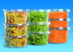 ALPHAFORM Pot rond transparent Ø 11,7 cm 4,3 cm 25 cl Tusipack (50 pièces) Clearance
