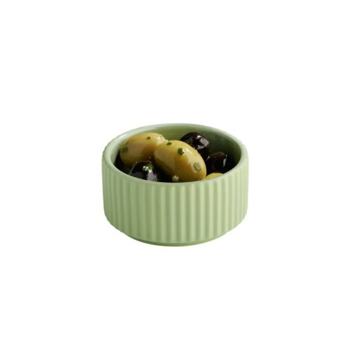 Pot rond vert porcelaine Ø 7,5 cm The Grid - APS Outlet