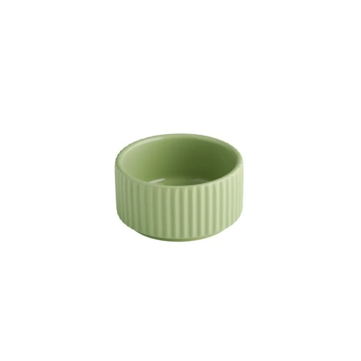 Pot rond vert porcelaine Ø 7,5 cm The Grid - APS Outlet