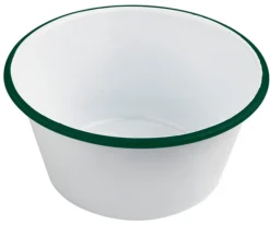 Pot à sauce blanc acier émaillé Ø 10 cm - Aucune Discount