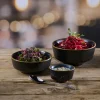 Pot à sauce rond blanc porcelaine vitrifiée Ø 6,9 cm Stonecast Natural - CHURCHILL Hot
