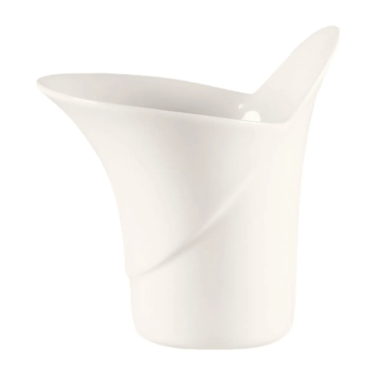 Pot à sauce rond blanc porcelaine bone china 11,6x10,3 cm Pose - RAK Discount