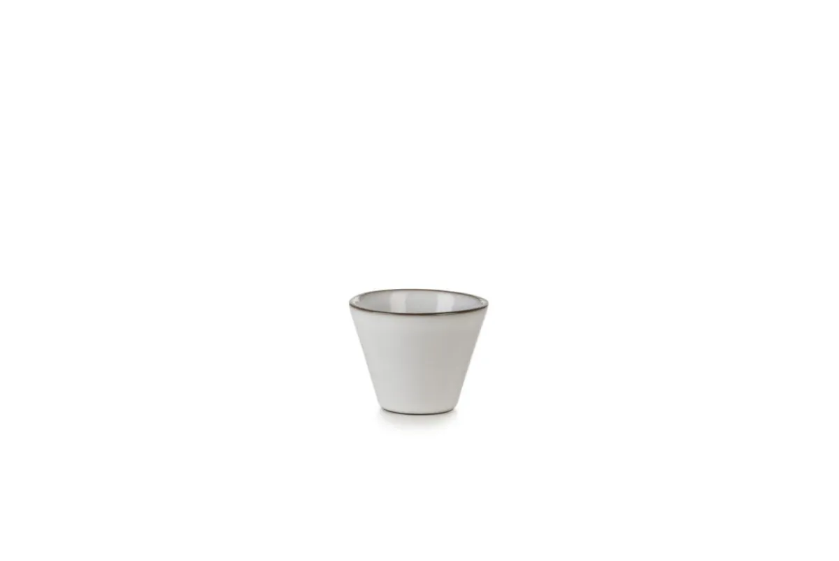 Pot à sauce rond blanc porcelaine culinaire Ø 6,3 cm Equinoxe - REVOL Discount