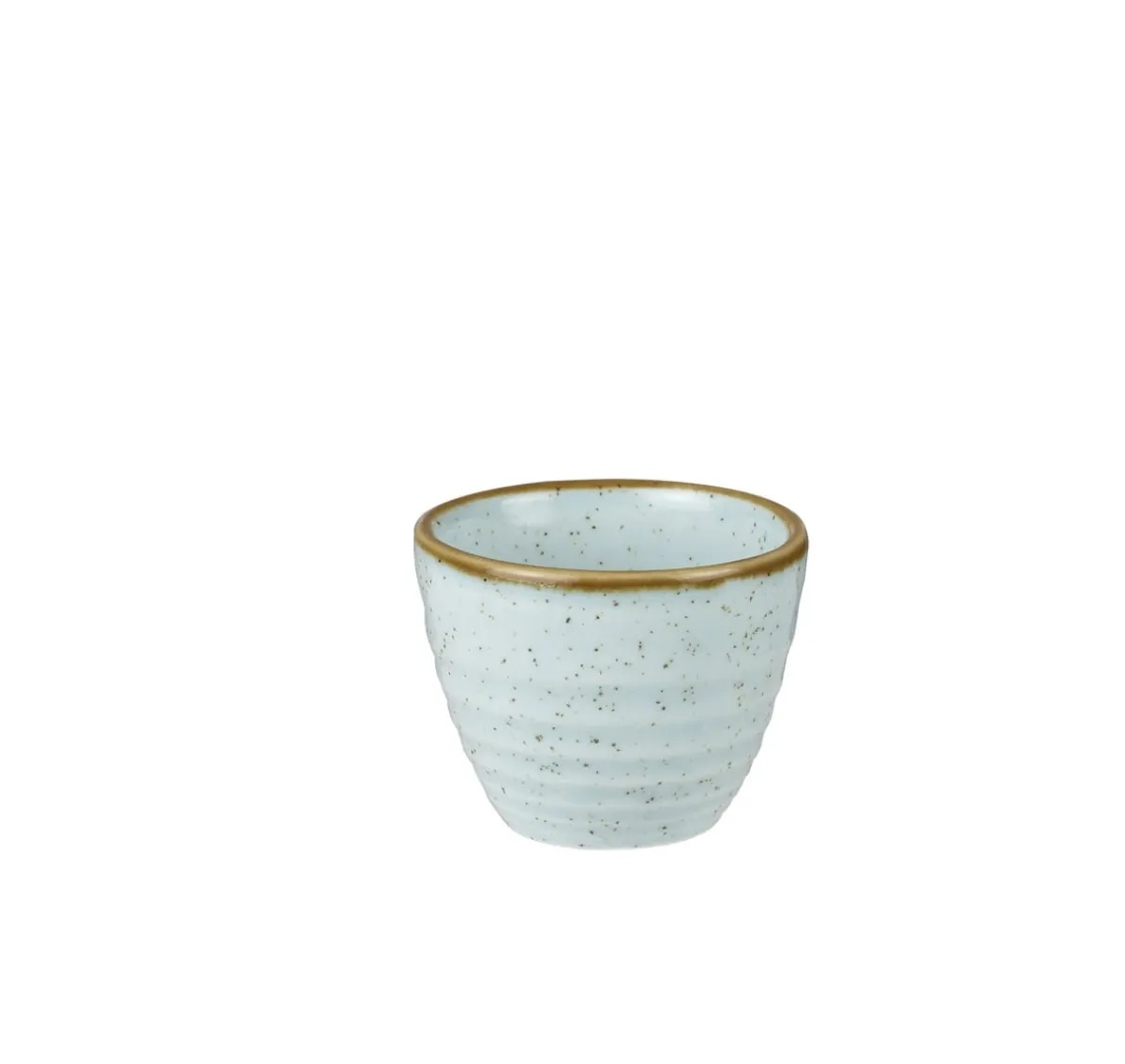 Pot à sauce rond bleu porcelaine vitrifiée Ø 5 cm Stonecast Duck Egg - CHURCHILL