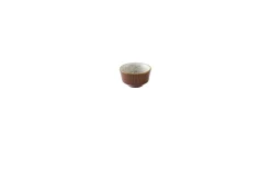 Pot à sauce rond brun porcelaine vitrifiée Ø 8 cm Stonecast Natural - CHURCHILL Outlet