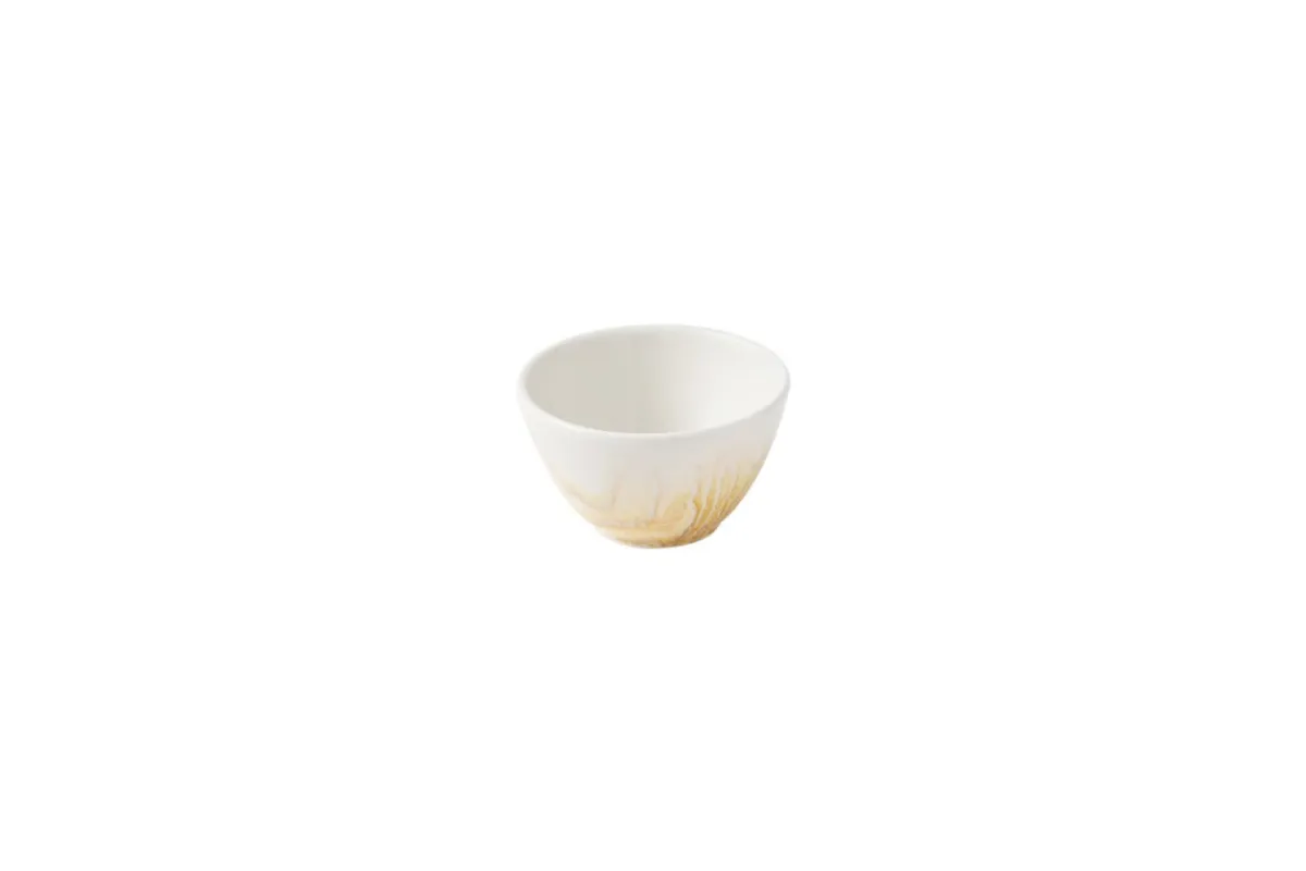 CHURCHILL Pot à sauce rond Gold porcelaine vitrifiée 10,2 cm Ø 10,2 cm Tide Discount