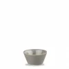 Pot à sauce rond gris porcelaine vitrifiée Ø 8 cm Stonecast Grey - CHURCHILL Online