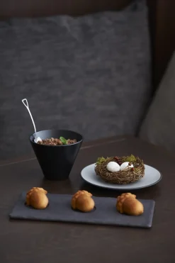 Pot à sauce rond noir porcelaine culinaire Ø 6,3 cm Equinoxe - REVOL Sale